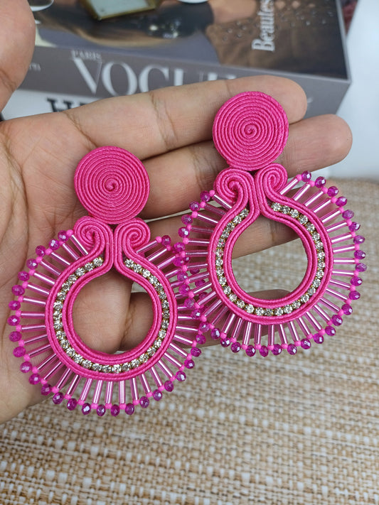 Maxi Arete Soutache Canutillo