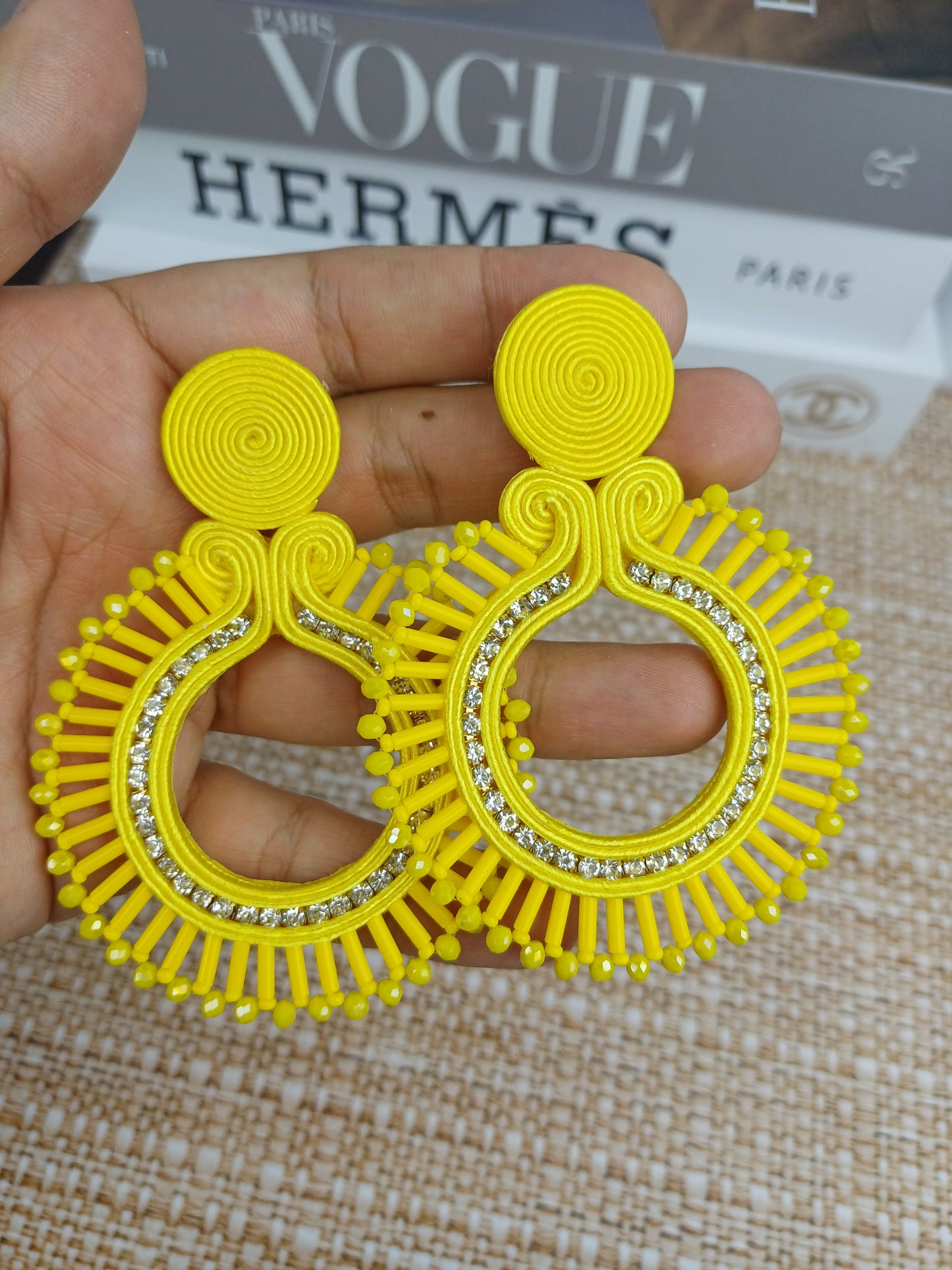Maxi Arete Soutache Canutillo