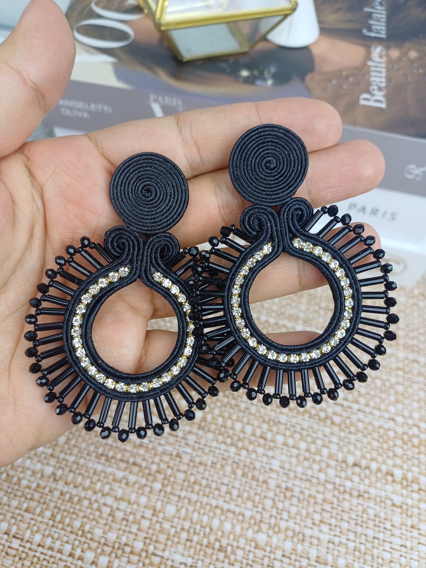 Maxi Arete Soutache Canutillo