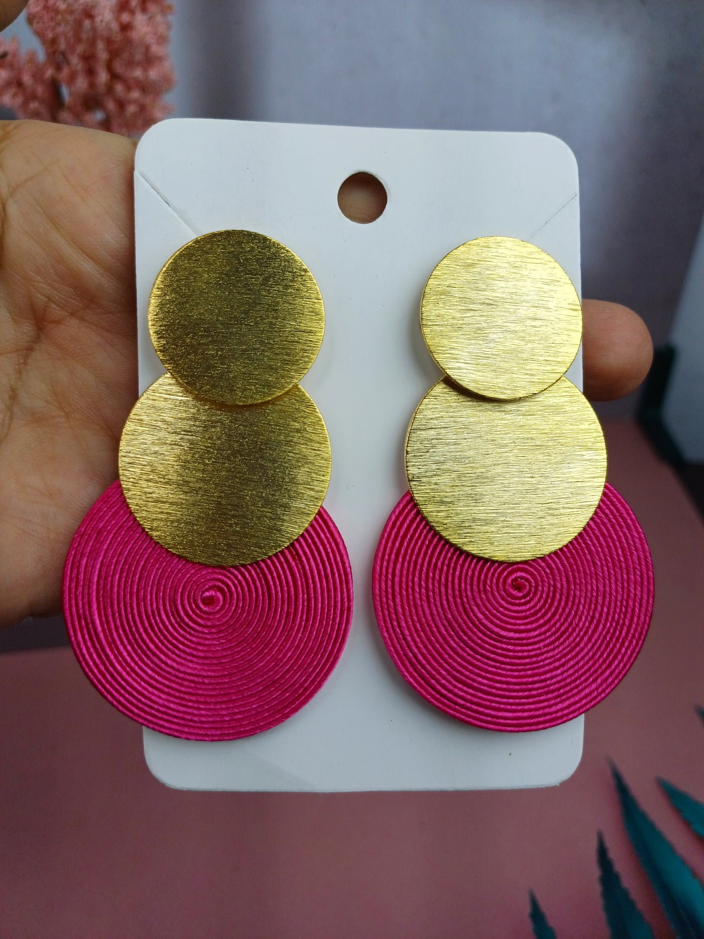 Maxi Arete Bronce con Soutache