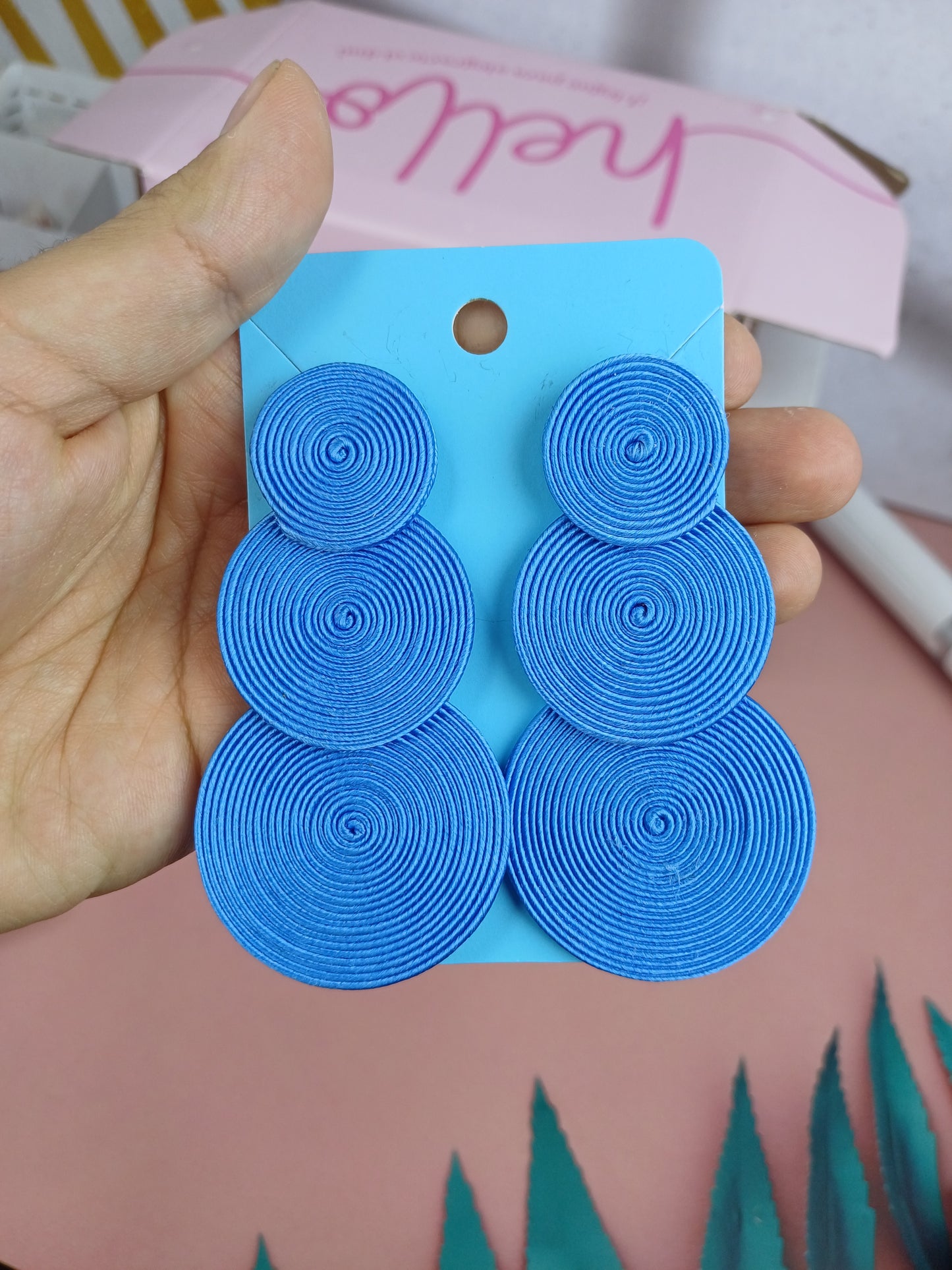 Maxi Arete triple Soutache