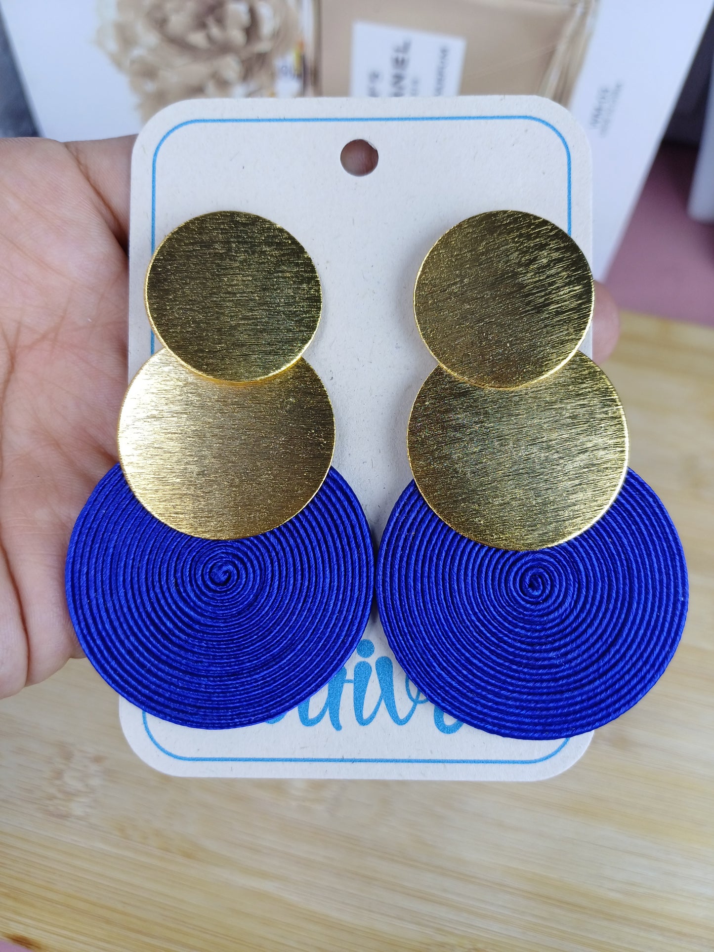 Maxi Arete Bronce con Soutache