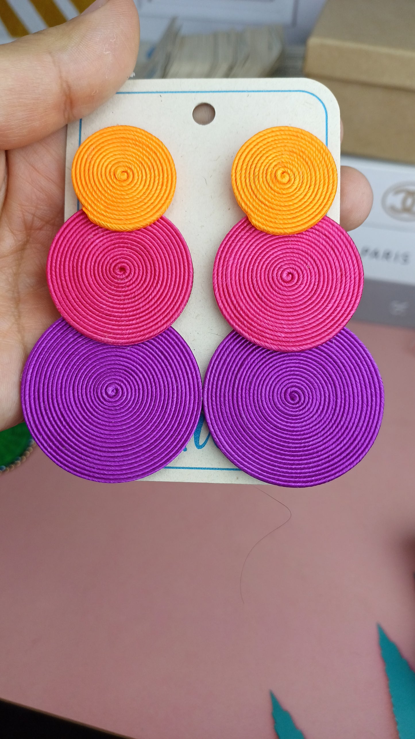 Maxi Arete triple Soutache
