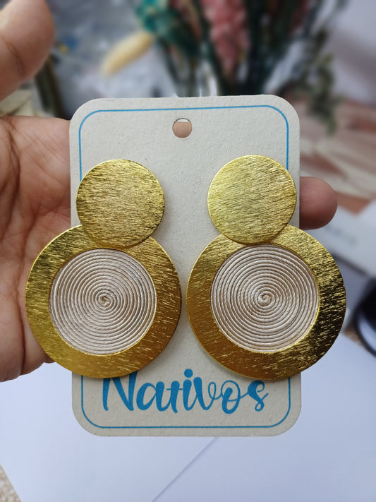 Arete Bronce con Soutache