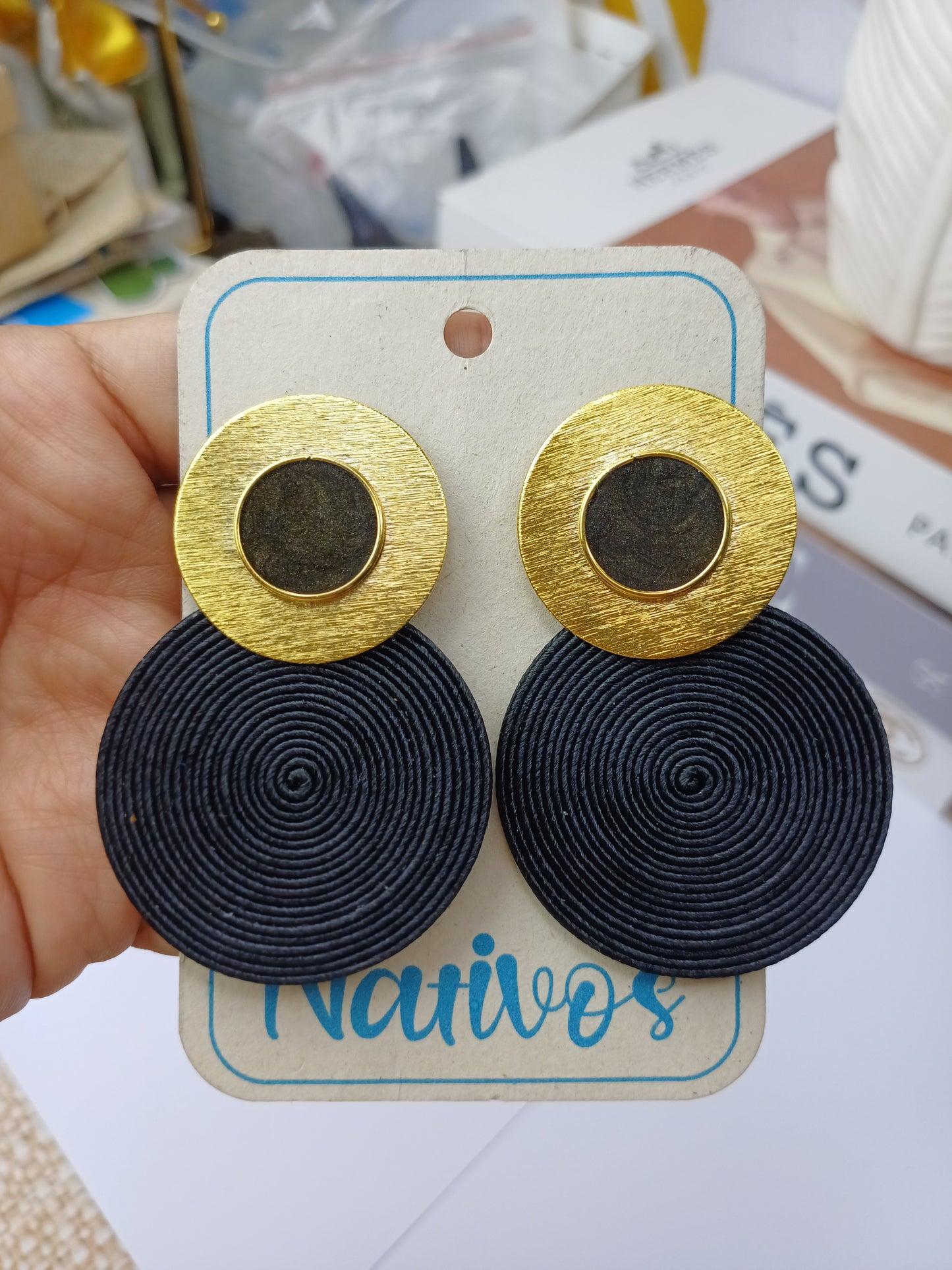 Arete Tejido Soutache