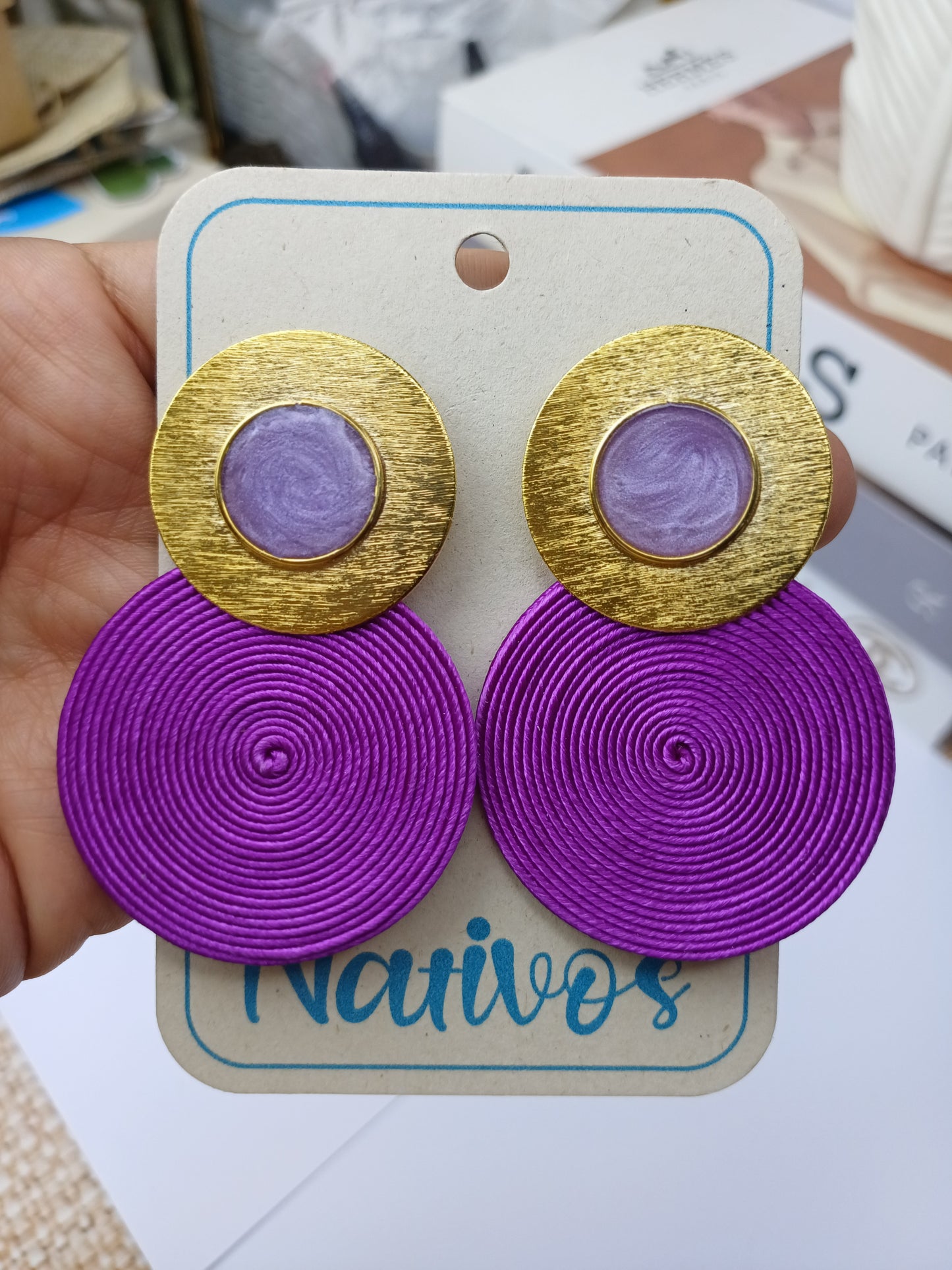 Arete Tejido Soutache