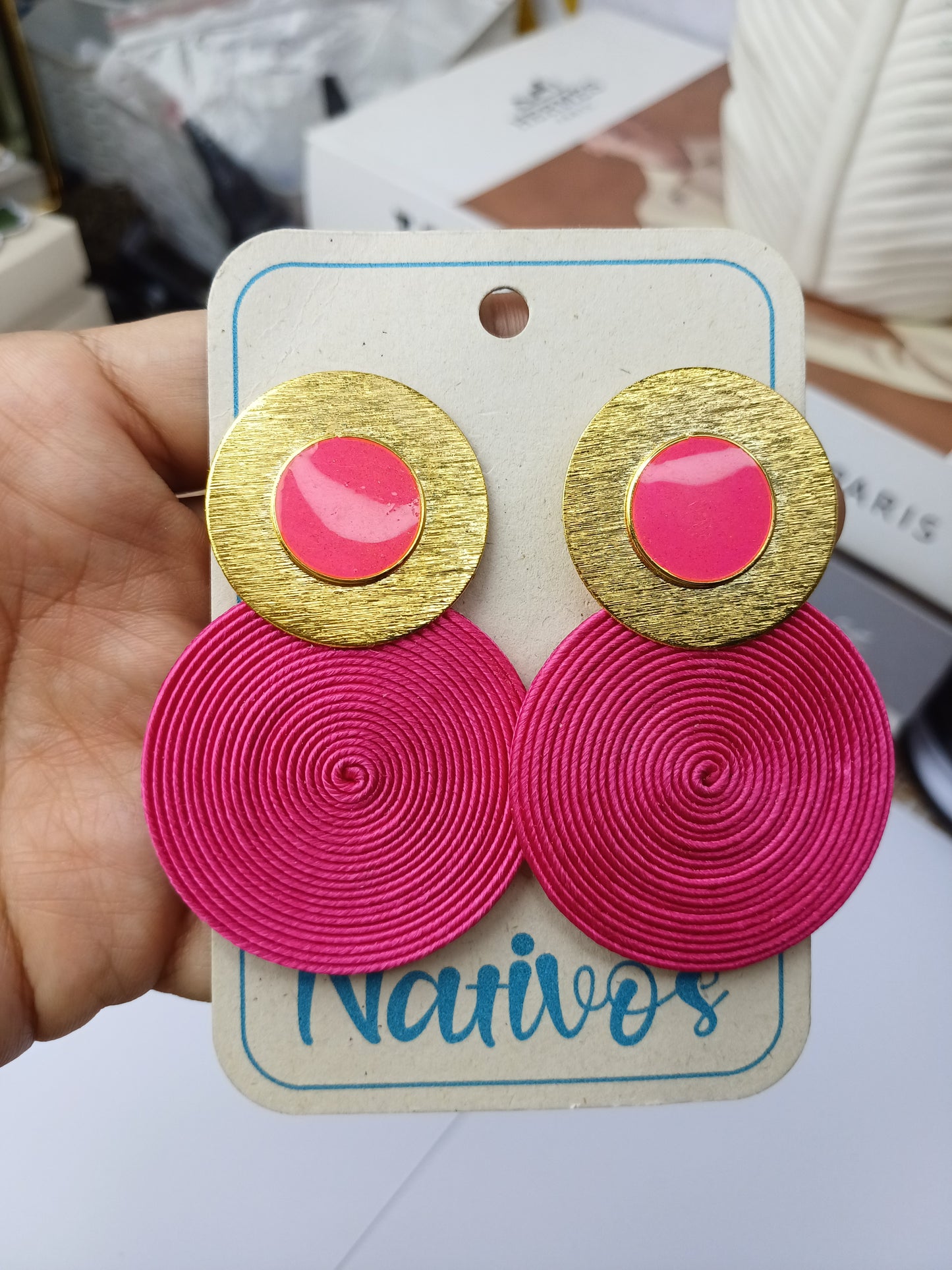Arete Tejido Soutache