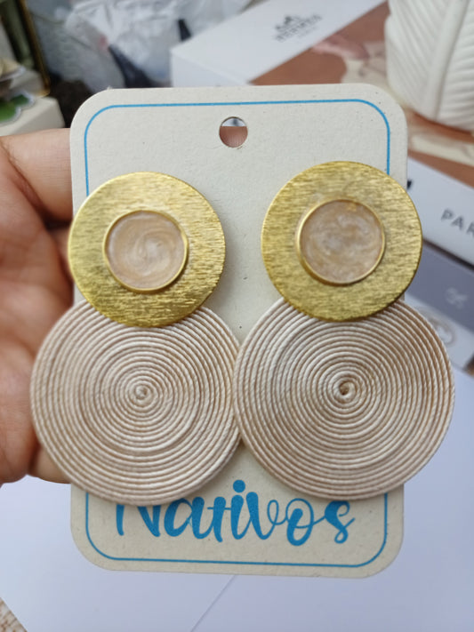 Arete Tejido Soutache