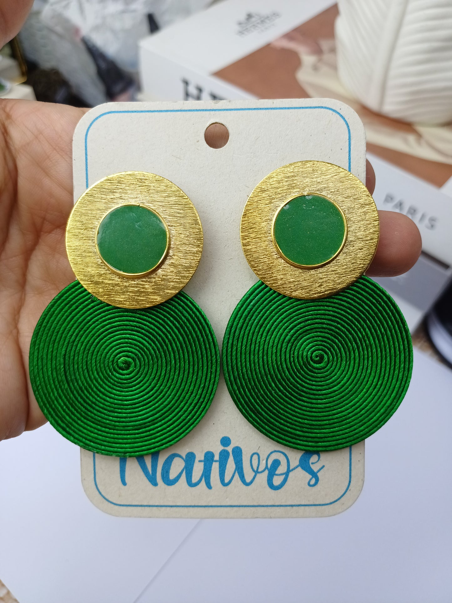 Arete Tejido Soutache