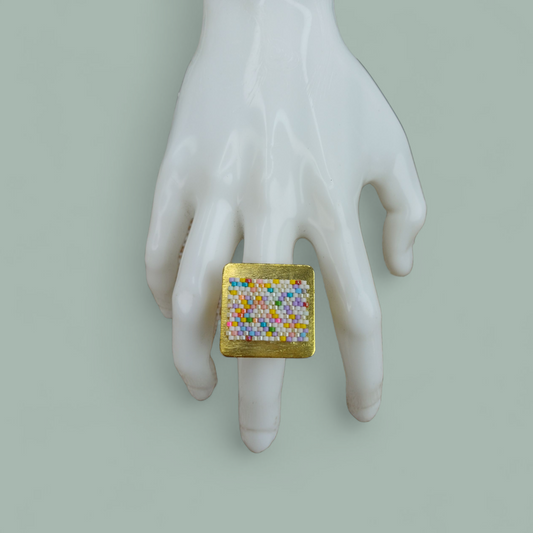 Anillo Plano Miyuki