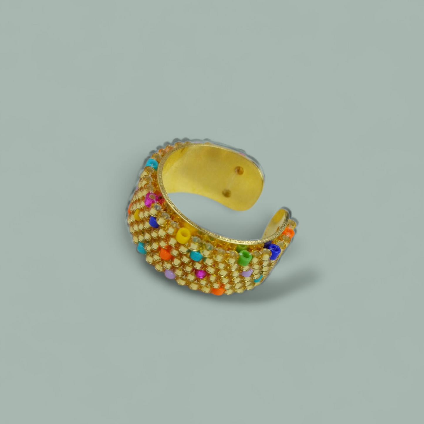 Anillo tipo argolla miyuki