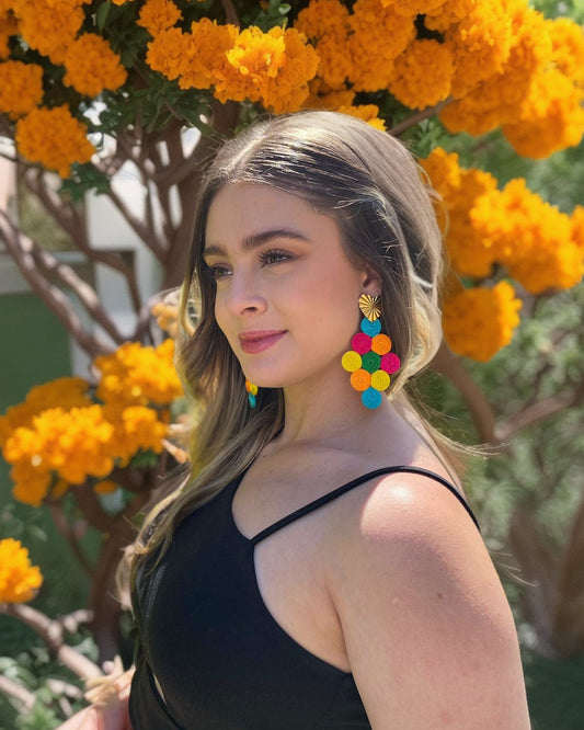 Maxi Arete soutache Rombo