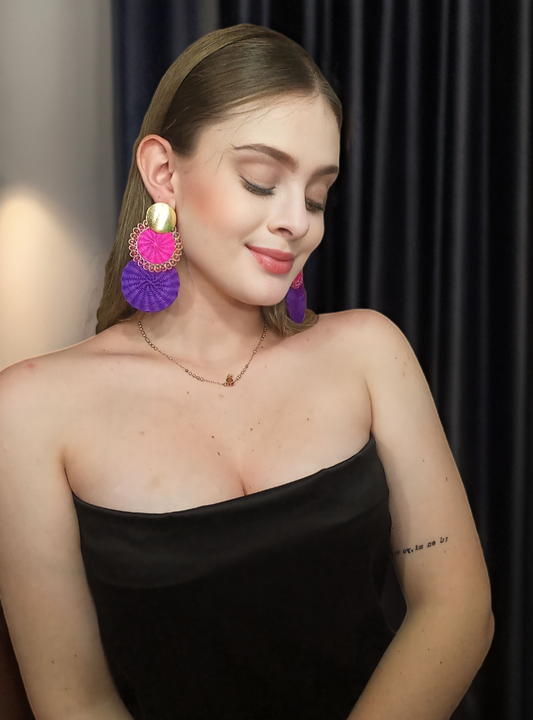 Maxi Arete Iraca doble Alambrismo