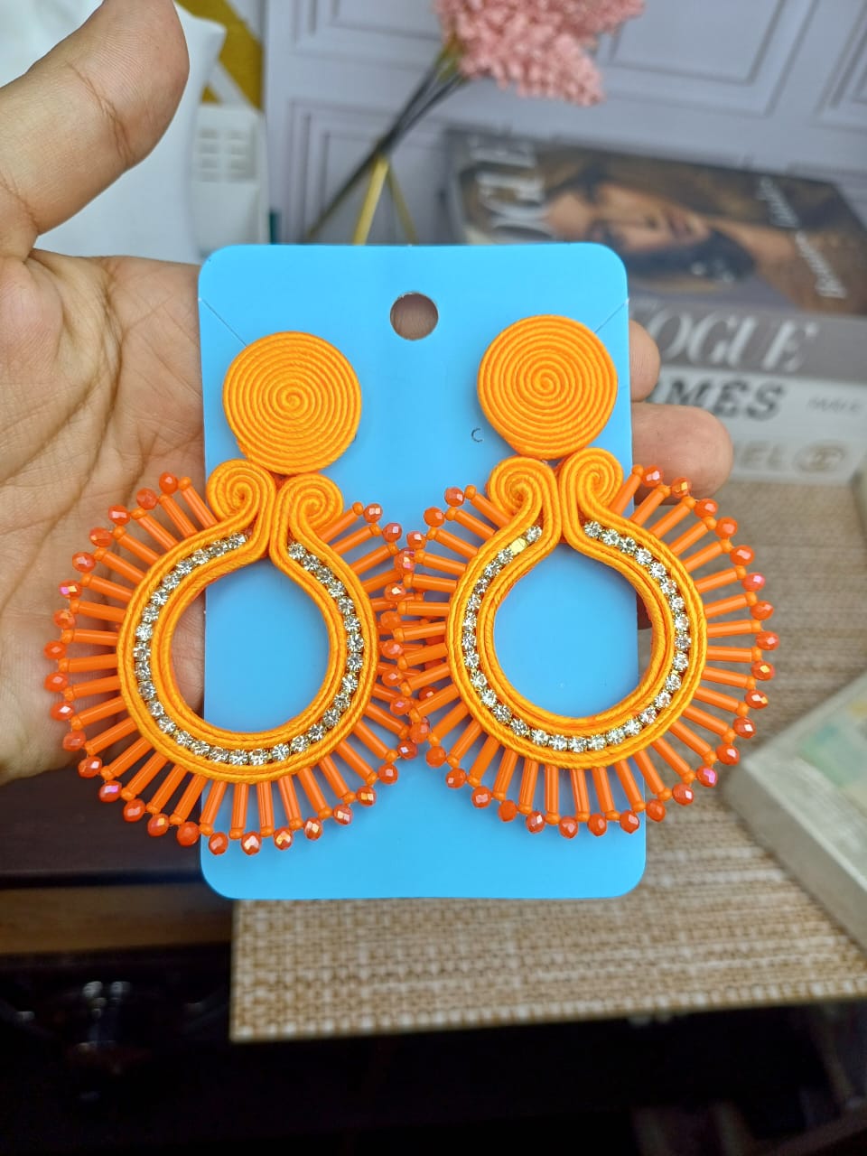 Maxi Arete Soutache Canutillo