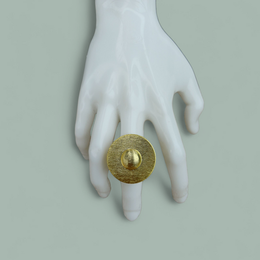 Anillo Bronce Cóncavo