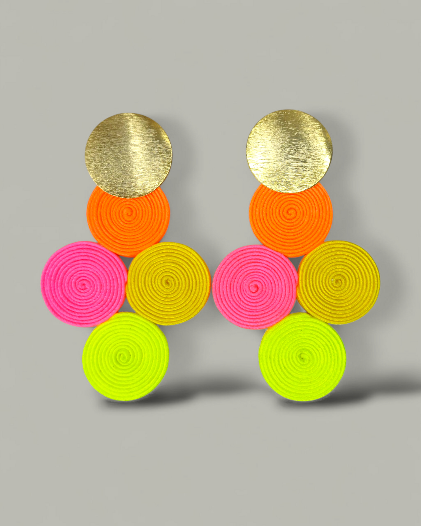 Maxi Arete Soutache 4 Circulos