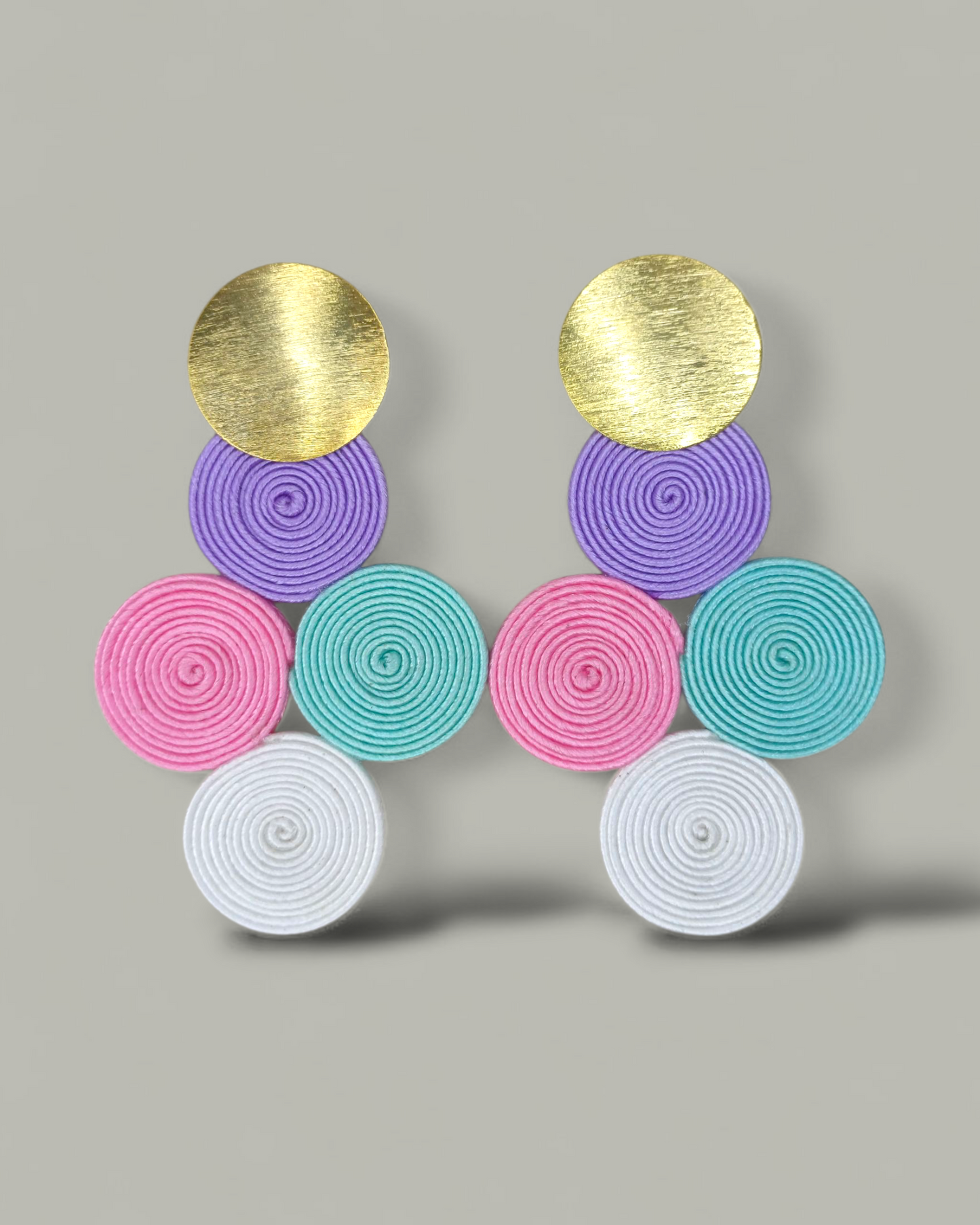 Maxi Arete Soutache 4 Circulos