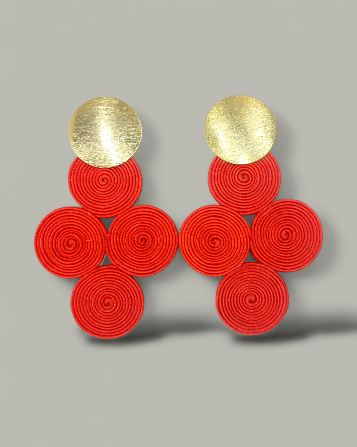 Maxi Arete Soutache 4 Circulos