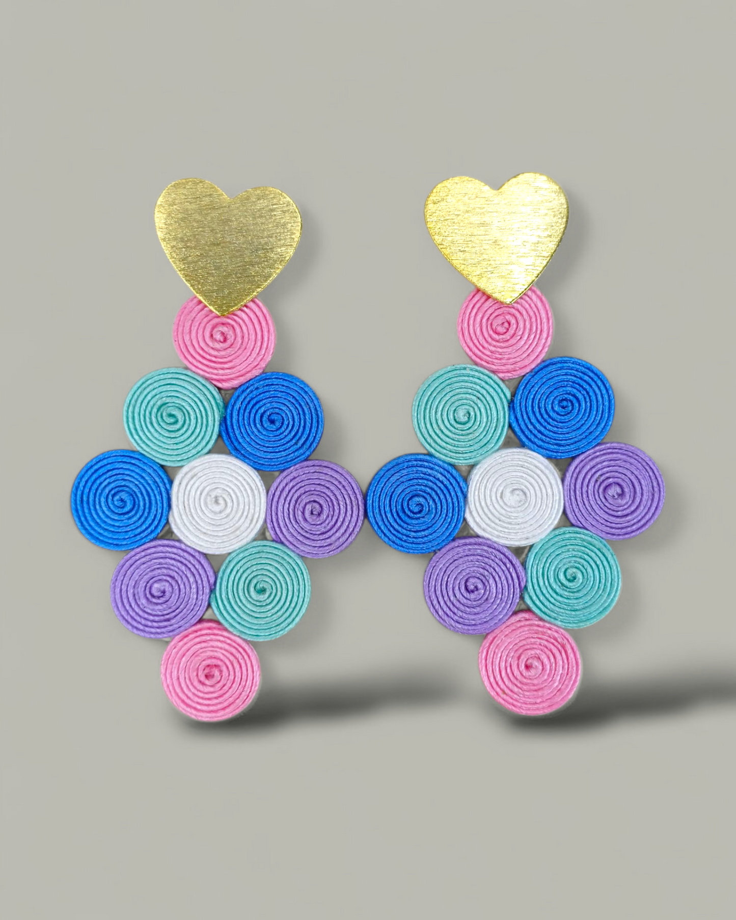 Maxi Arete soutache Rombo