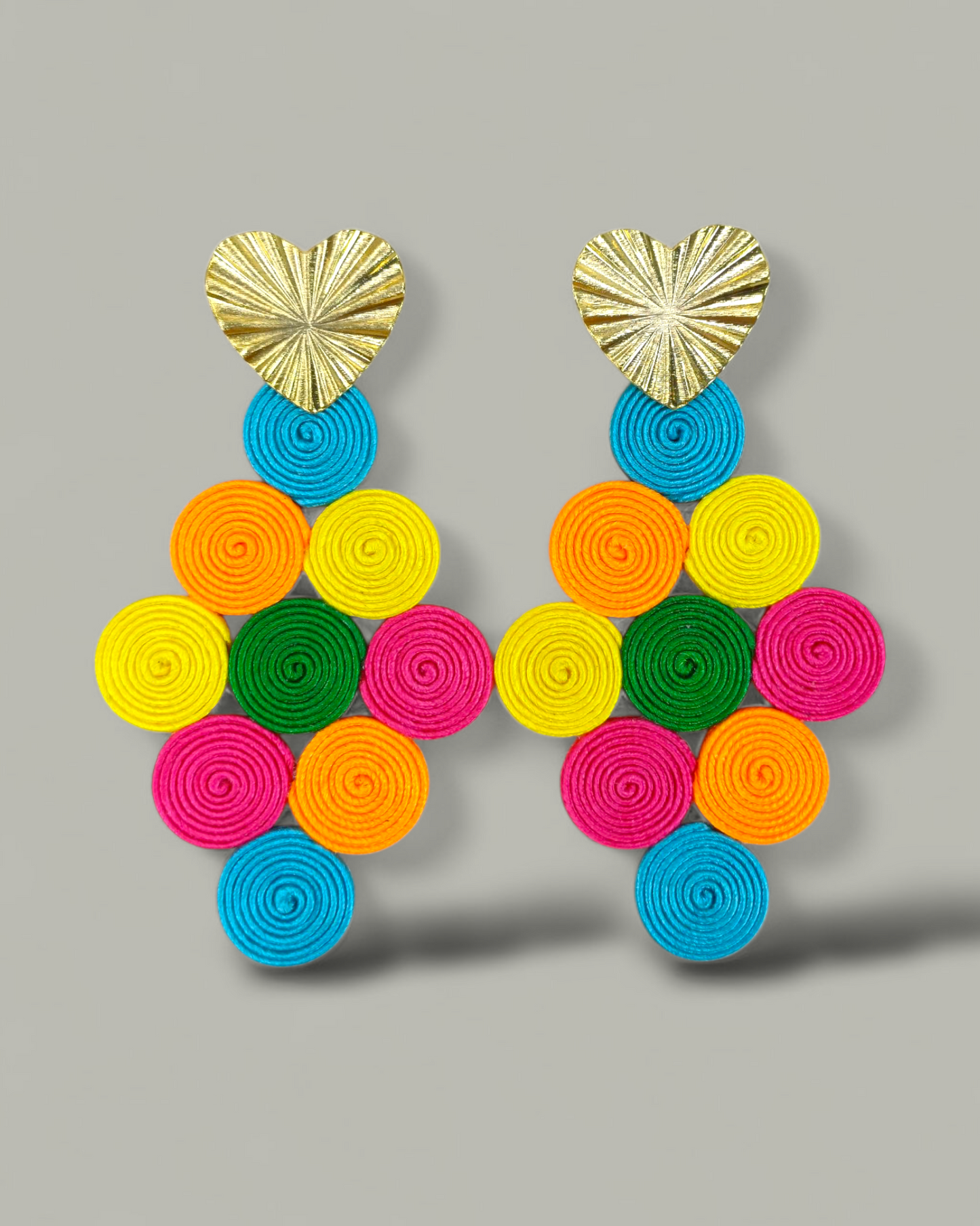 Maxi Arete soutache Rombo