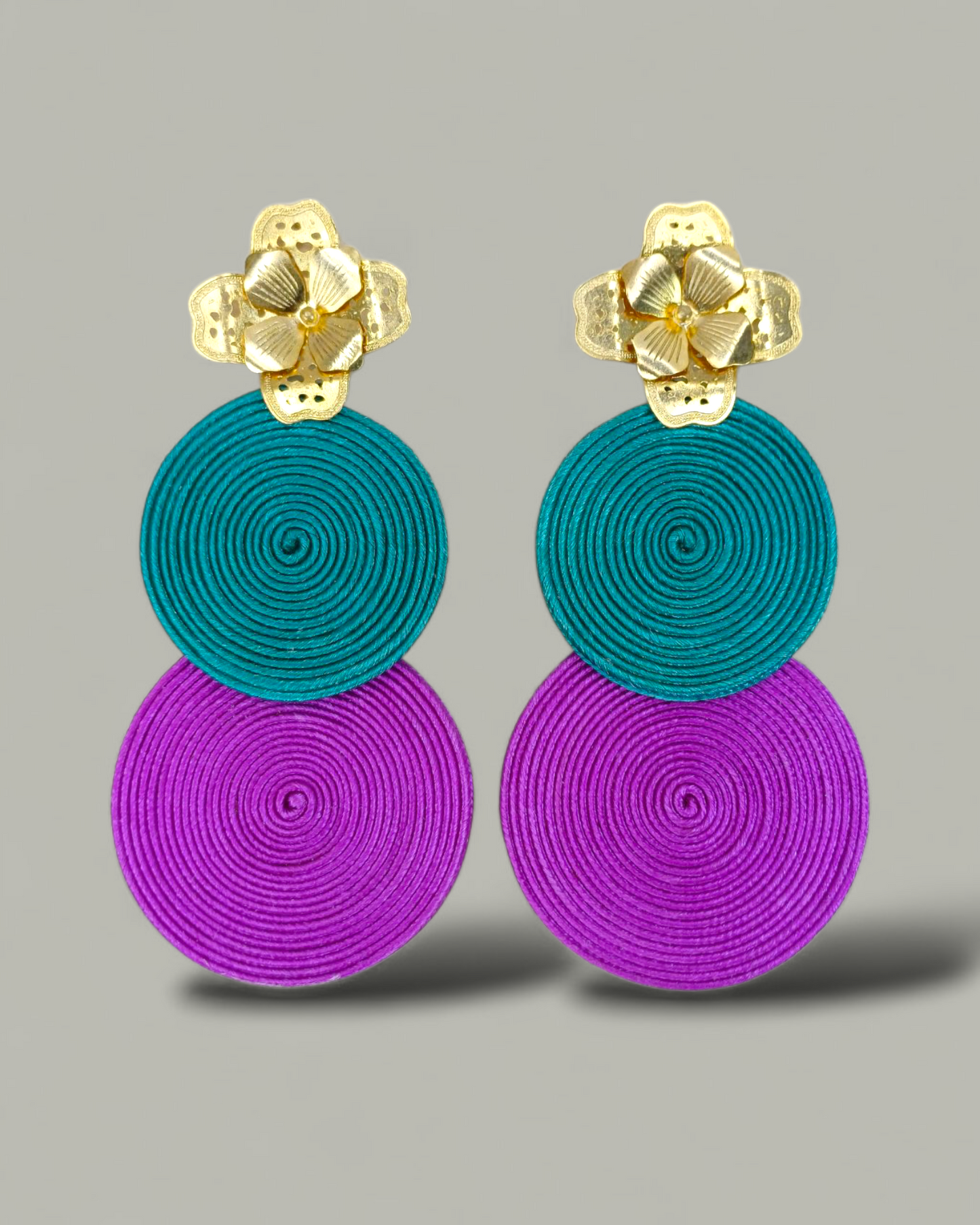 Maxi Arete Soutache Doble