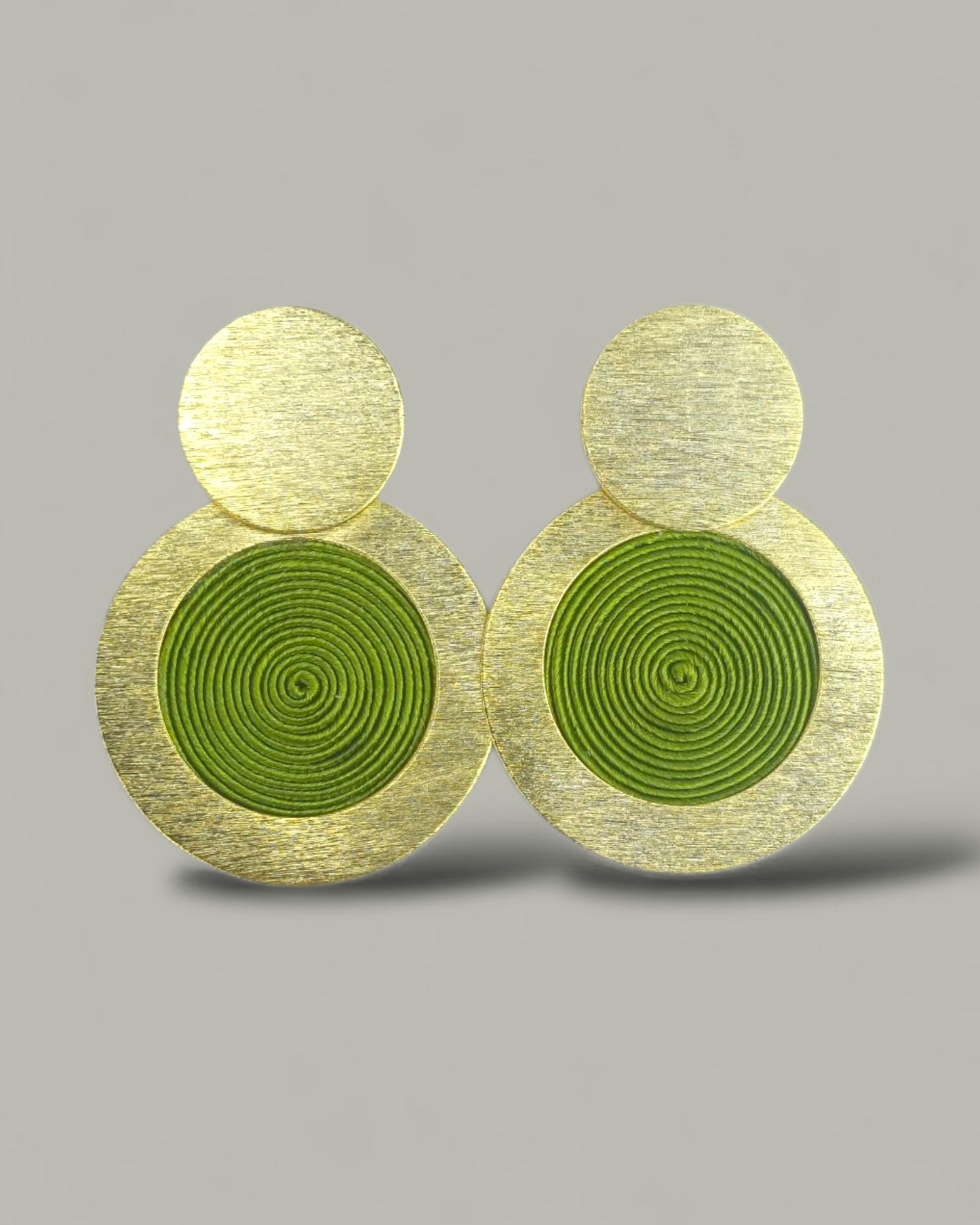 Arete Bronce con Soutache