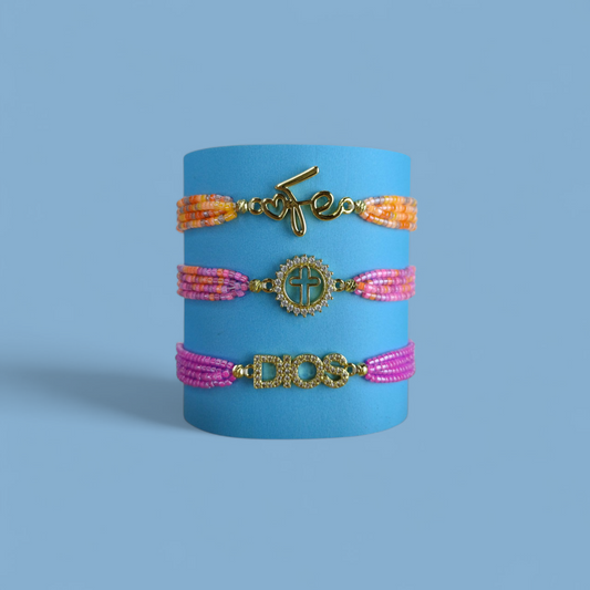 Pulseras Dijes Religiosos 2