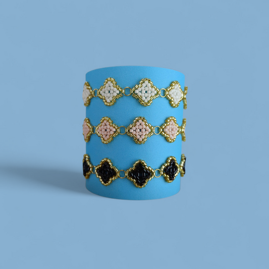 Pulsera Miyuki trebol