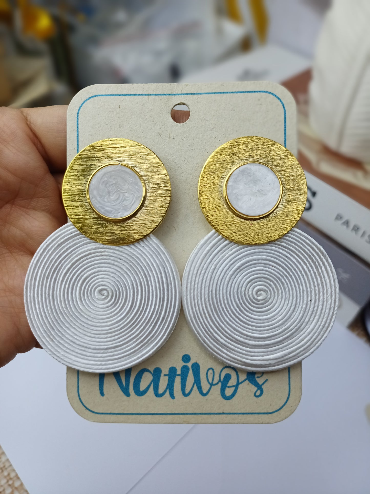 Arete Tejido Soutache