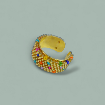 Anillo tipo argolla miyuki