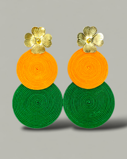 Maxi Arete Soutache Doble