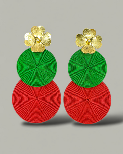 Maxi Arete Soutache Doble