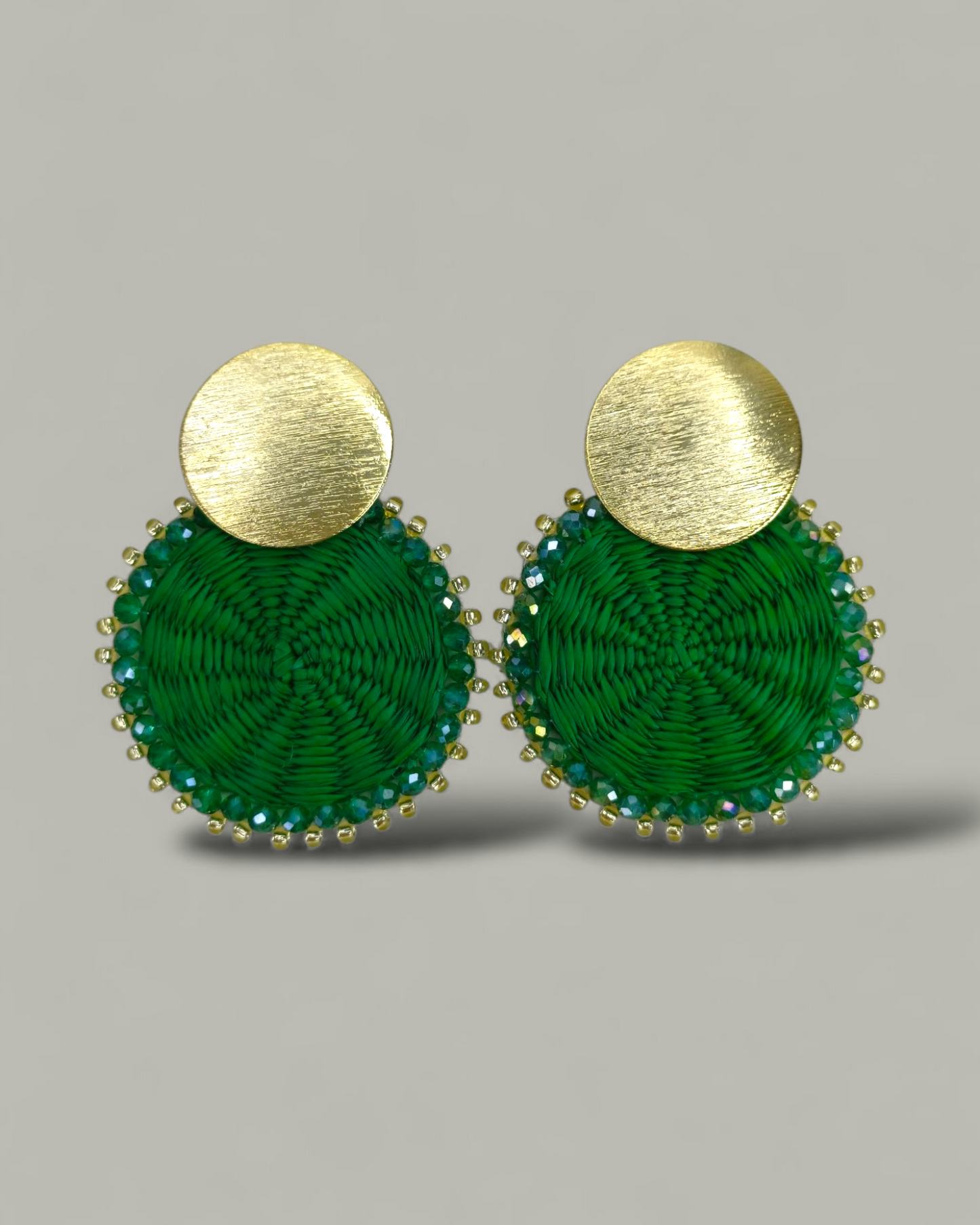 Arete Mini Iraca tejido