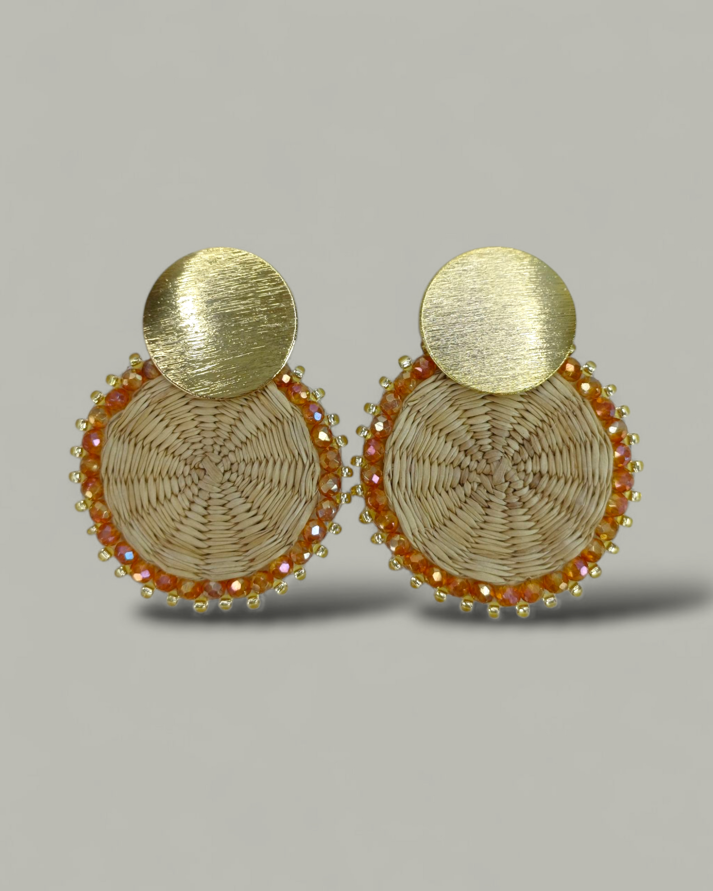 Arete Mini Iraca tejido