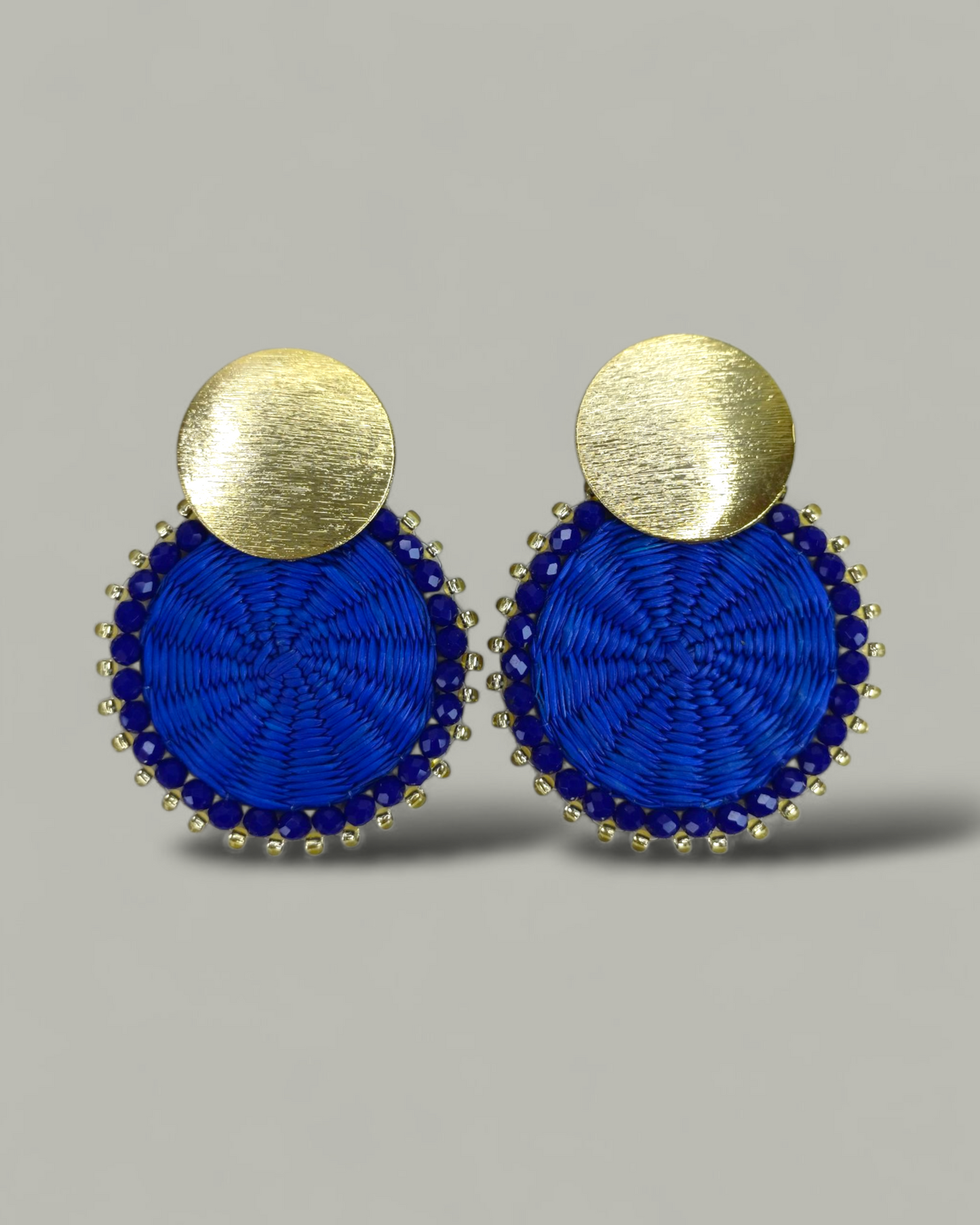 Arete Mini Iraca tejido